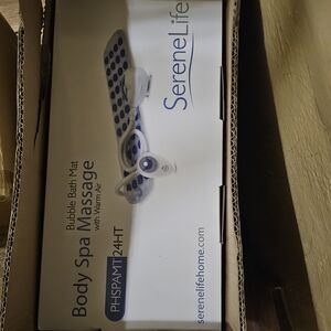 Body Spa Massage Mat - Blue and White